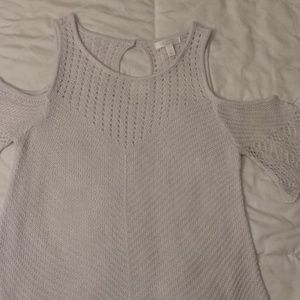 LC crochet off the shoulder top Sz S